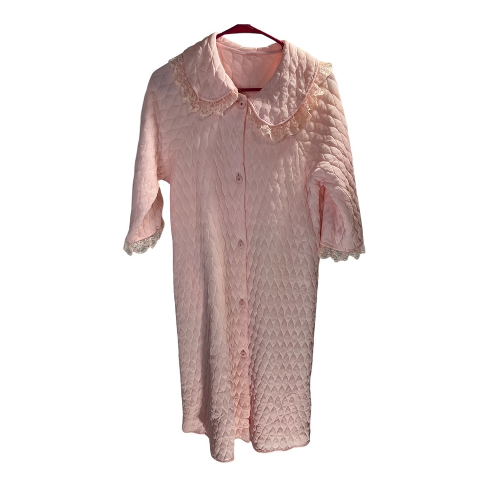 Vintage Quilted Pattern Robe